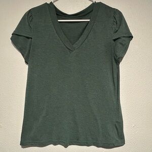 V-Neck Short Sleeve Women's Top